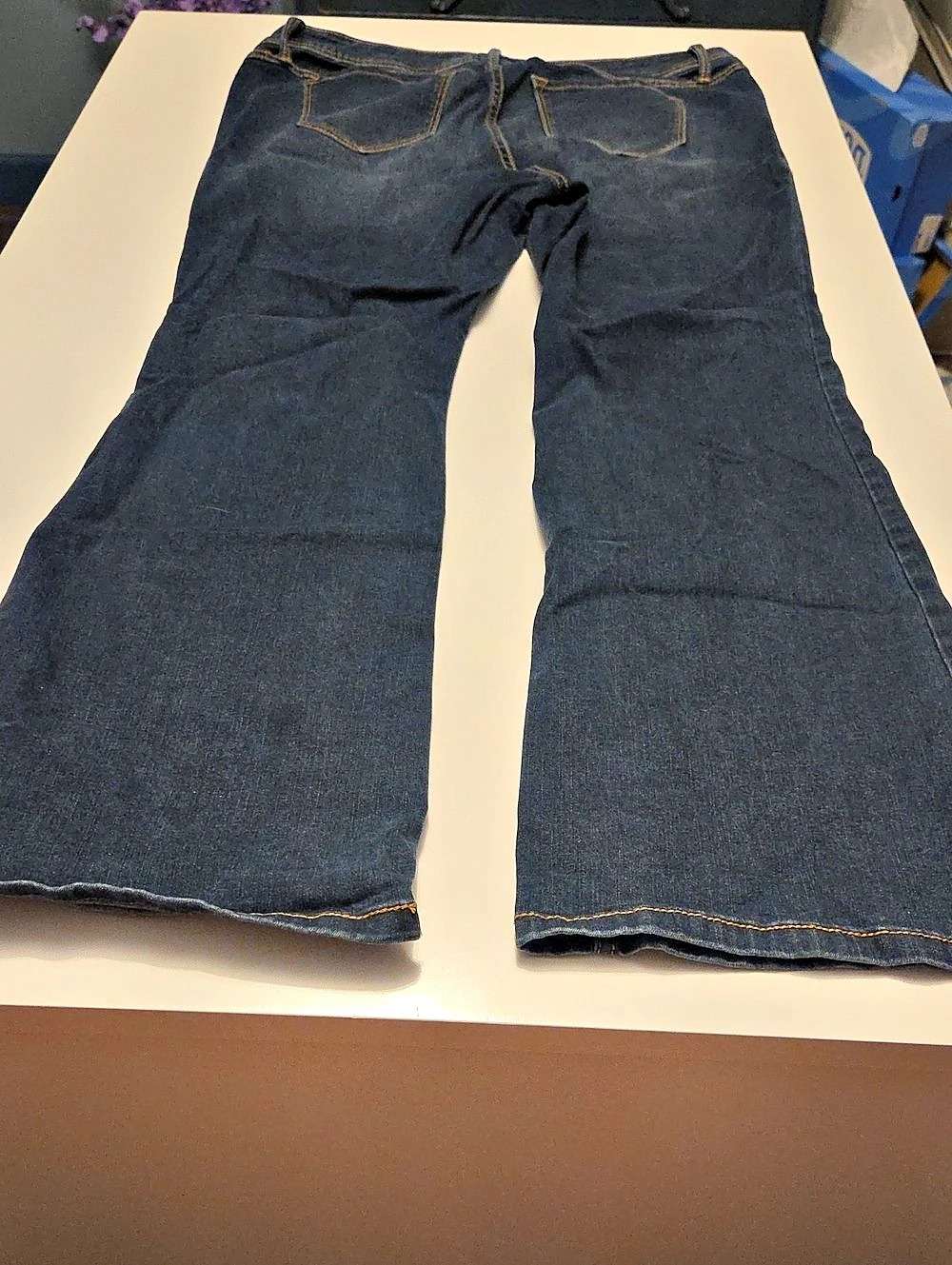 Torrid Luxe   Jean Bootcut Jeans Blue Waist 18